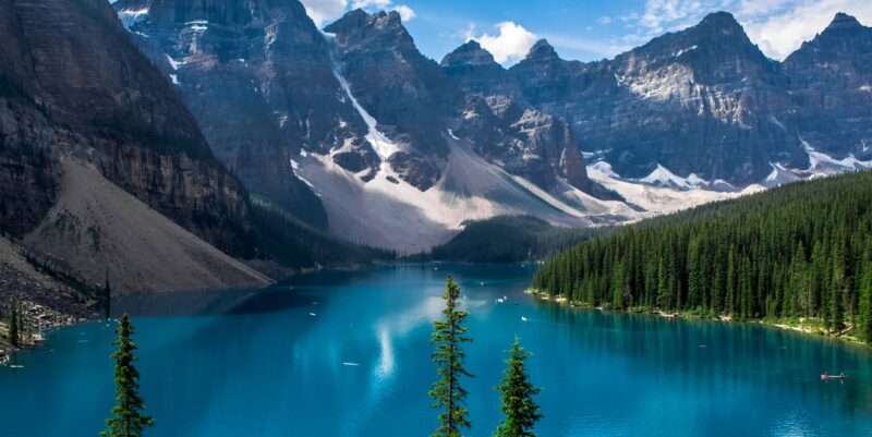 Banff National Park -lake morraine-light-CR-Corey Myke @coreymyke