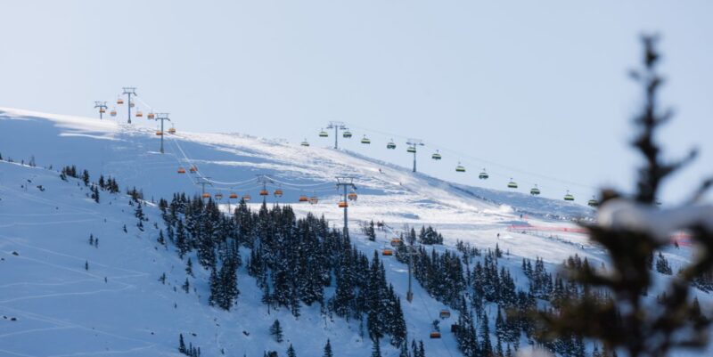 SkiBig3 -Teepee Town and Super Angel - bubble chairs at Banff Sunshine - CR -Photo credit Royce Sihlis