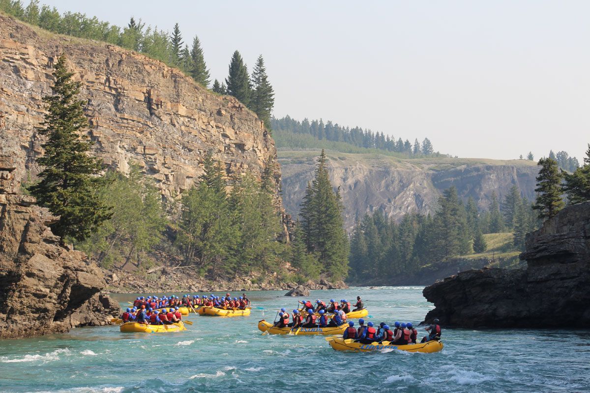 Rafting et sensations fortes sur la rivière Bow Tourisme Alberta