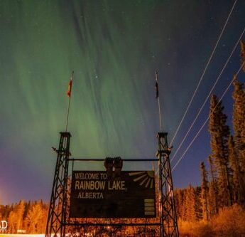 Rainbow-Lake-sign-@-night-500x333-CR-website mackenzie frontier